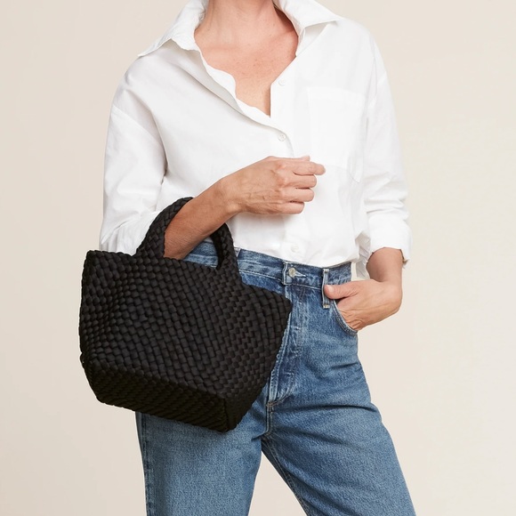 NWOT Naghedi St. Barths Small Tote in Black (Onyx) - Picture 5 of 6